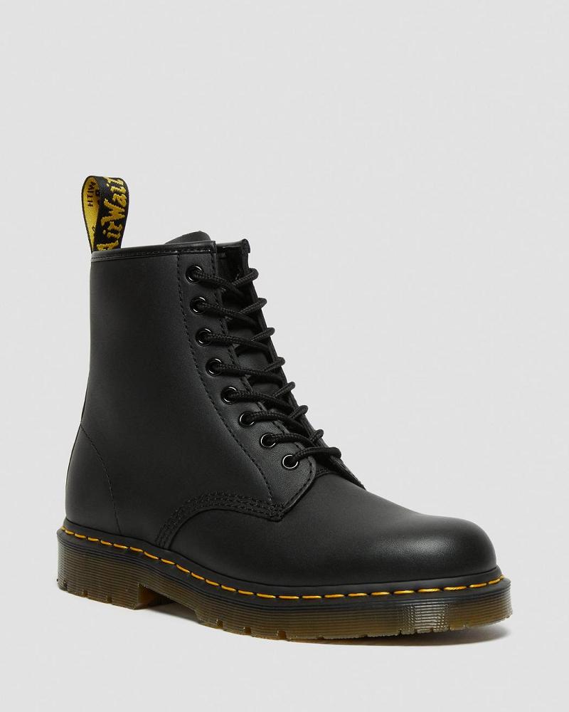 Dr Martens 1460 Slip Resistant Læder Snørestøvler Herre Sort | DK 531WNB